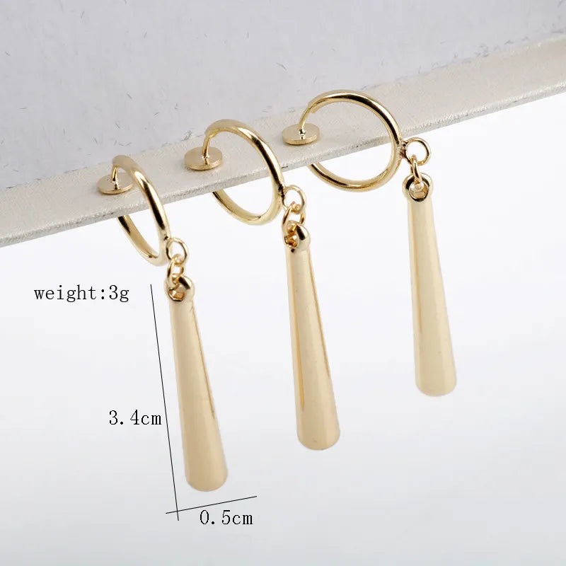 Chic Geometric Gold Earrings