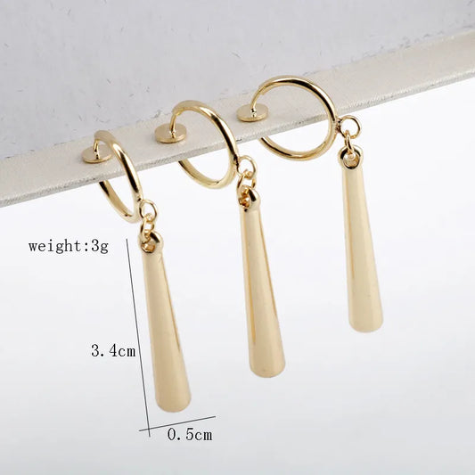 Chic Geometric Gold Earrings